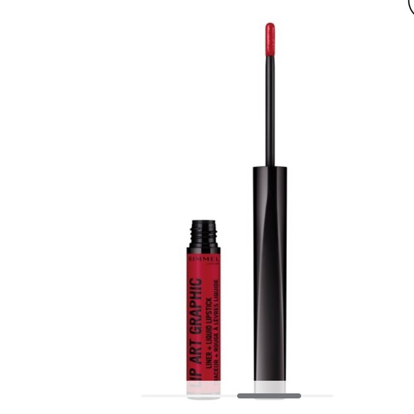 Rimmel Three Lip Art Graphic Liquid Lipstick - Picture 2 of 4